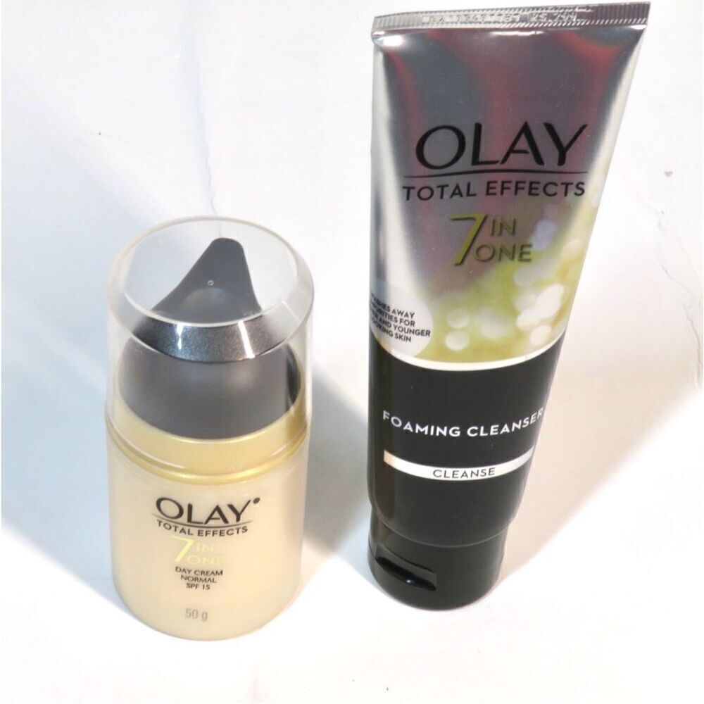 Olay Total Effects 7 in 1 Day Cream Moisturizer 1.7oz + Foaming Cleanser 3.4oz